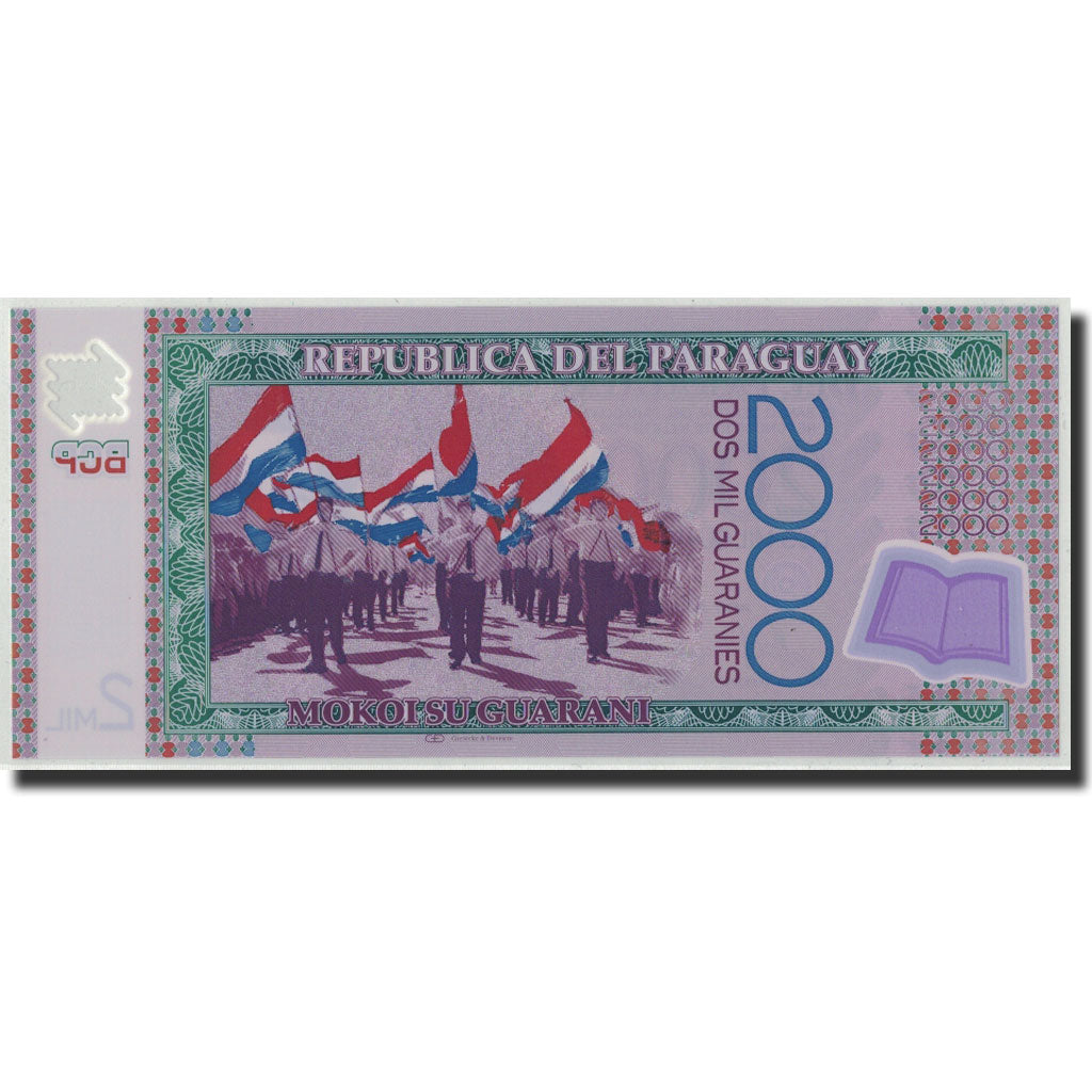 Billete, 2000 Guaranies, 2009, Paraguay, KM:228b, UNC