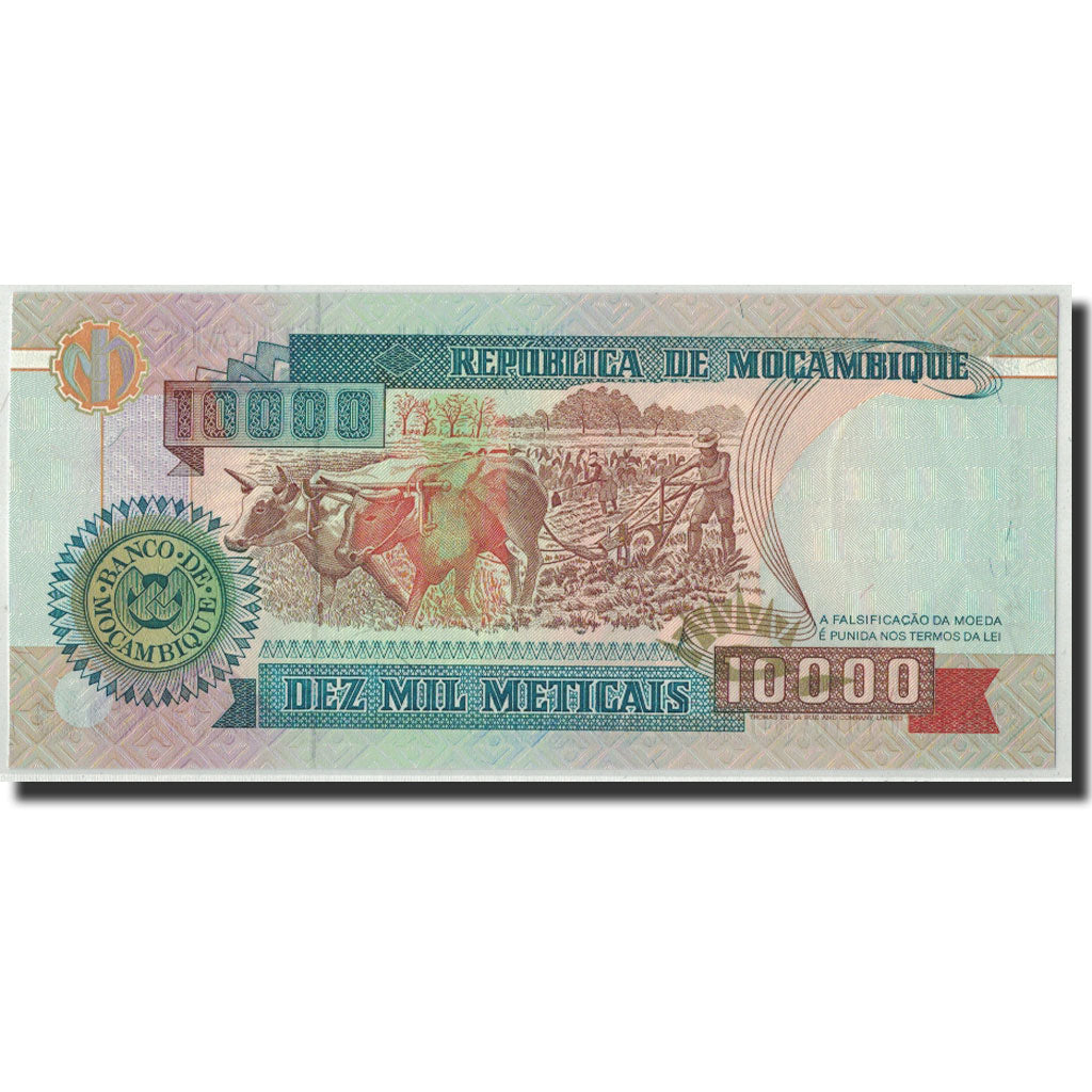 Banknot, Mozambik, 10,000 Meticais, 1991, 1991-06-16, KM:137, UNC(65-70)