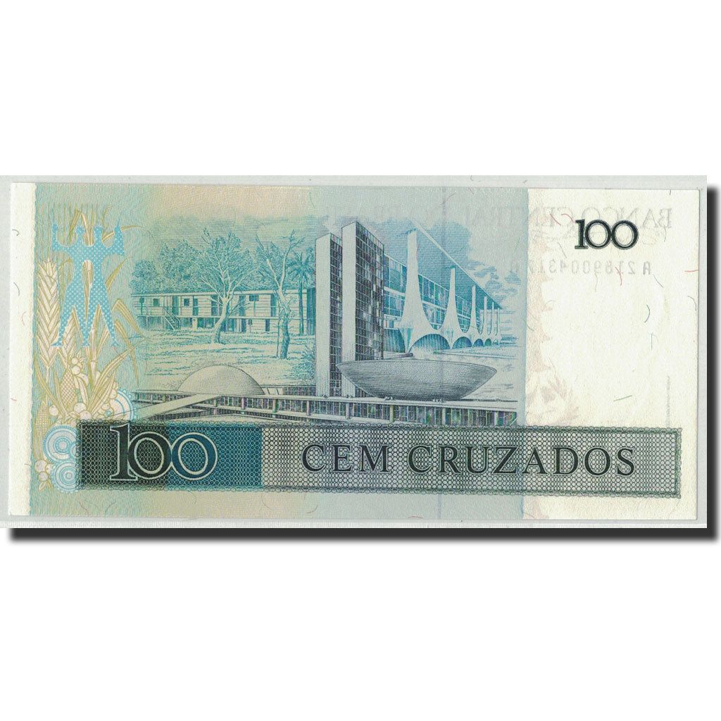 Billet, Brésil, 100 Cruzados, Undated (1987), KM:211c, NEUF