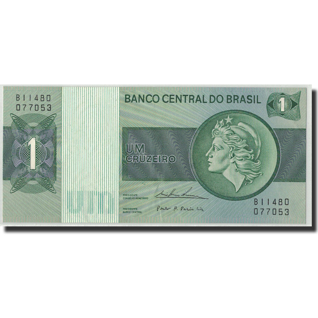 Billet, Brésil, 1 Cruzeiro, 1975, KM:191Ab, NEUF