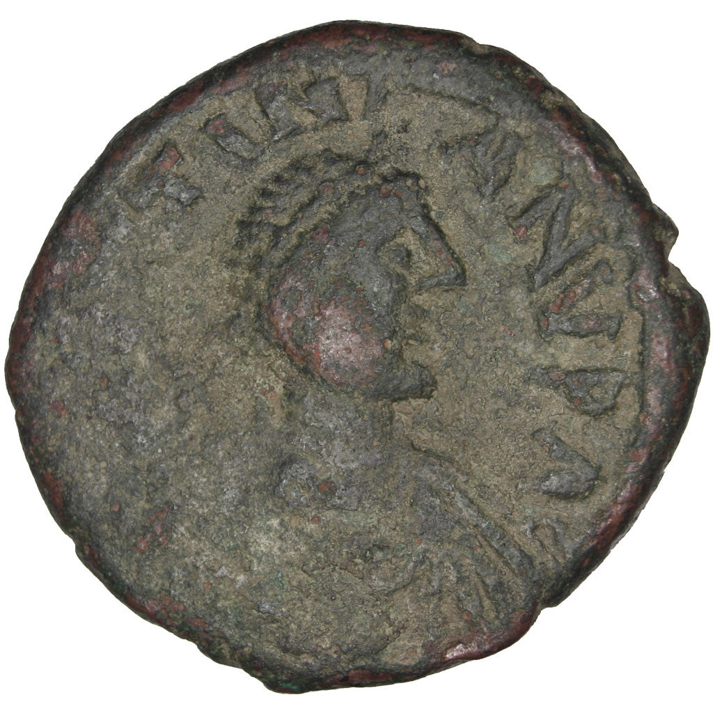 Moneda, Justinian I, Follis, Kyzikos, BC+, Cobre, Sear:198 ou 199