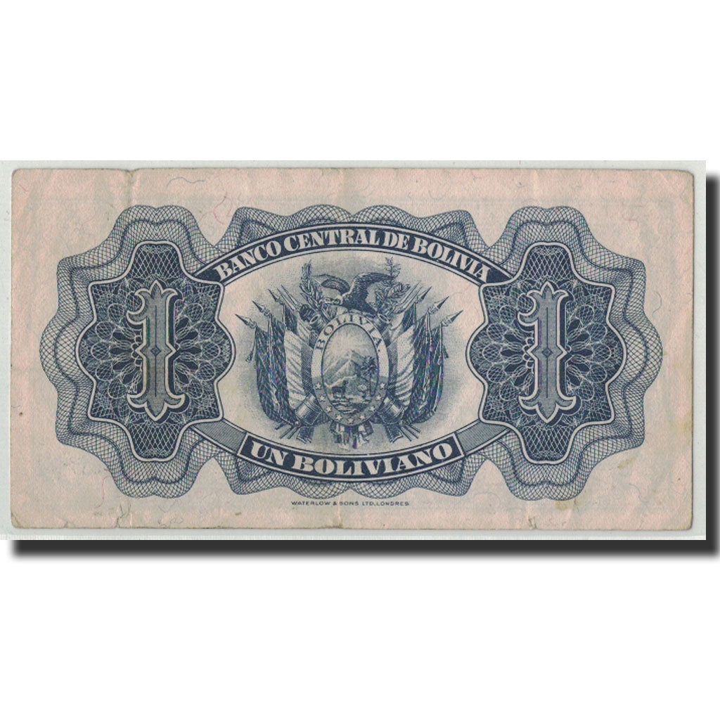 Banknot, Bolivia, 1 Boliviano, 1928, 1928-07-20, KM:128a, EF(40-45)