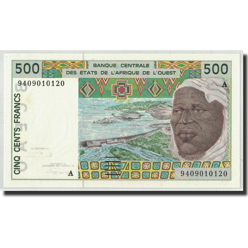 Banknote, West African States, 500 Francs, 1994, KM:110Ad, UNC(65-70)