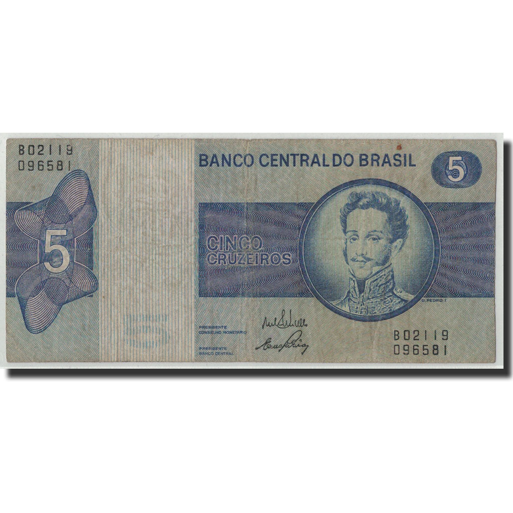 Billet, Brésil, 5 Cruzeiros, Undated (1973), KM:192b, B