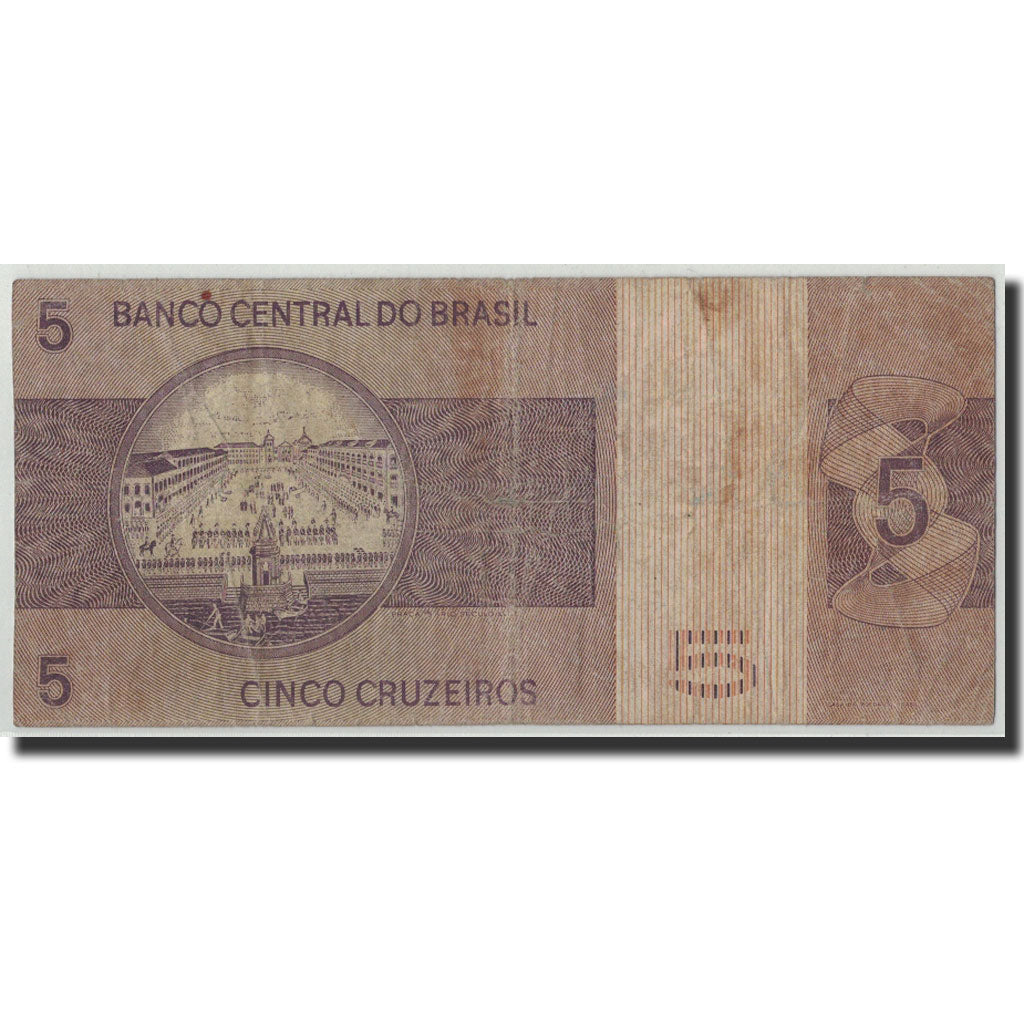 Billet, Brésil, 5 Cruzeiros, Undated (1973), KM:192b, B