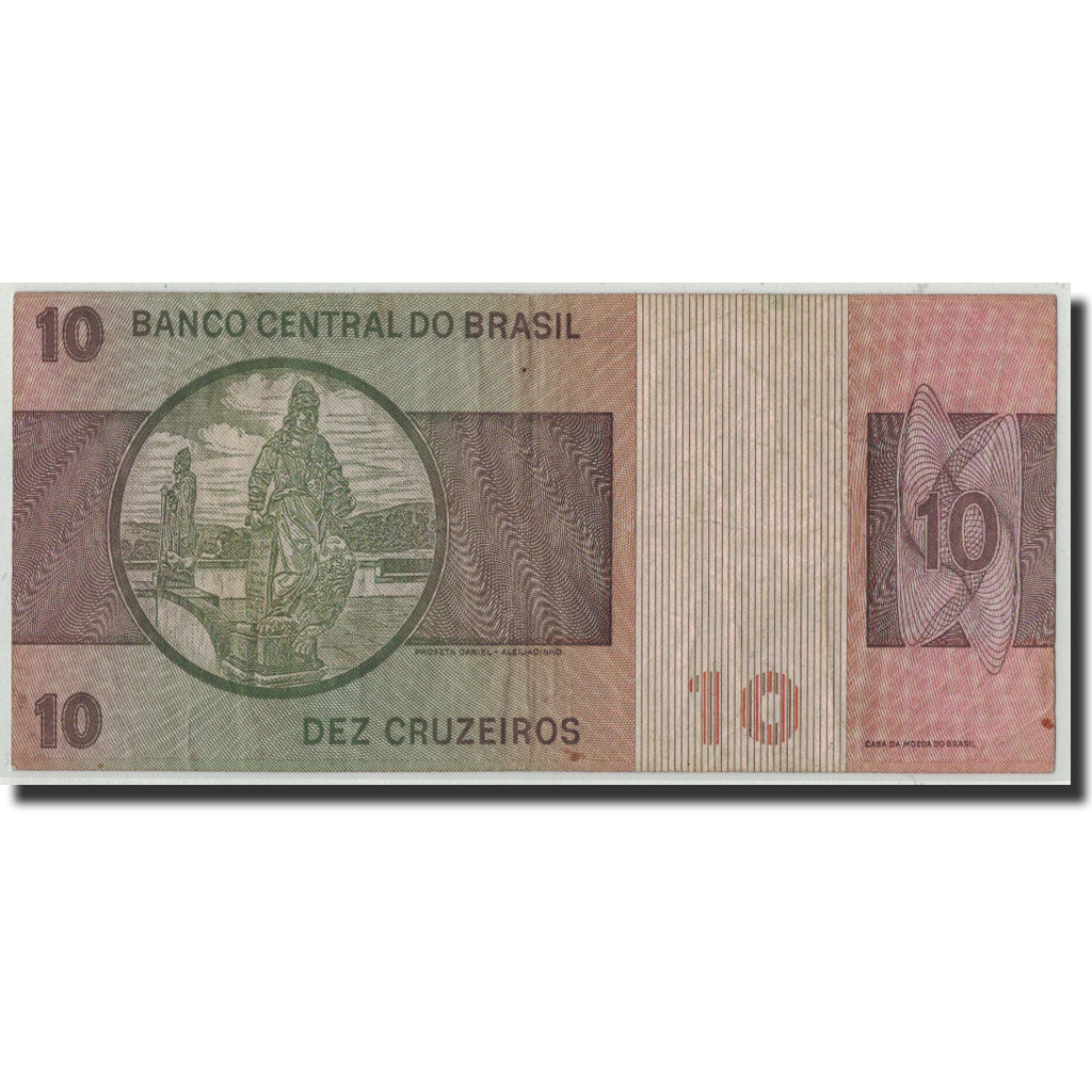 Billet, Brésil, 10 Cruzeiros, Undated (1980), KM:193e, B