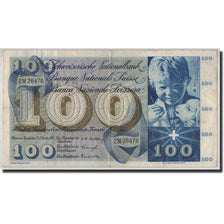 Geldschein, Schweiz, 100 Franken, 1956, 1956-10-25, KM:49a, S