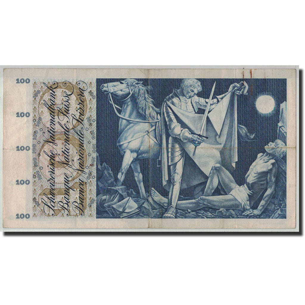 Banknote, Switzerland, 100 Franken, 1956, 1956-10-25, KM:49a, VF(20-25)