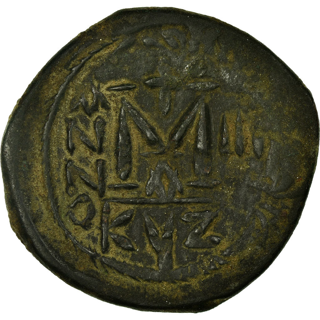 Coin, Heraclius 610-641, Follis, Kyzikos, EF(40-45), Copper, Sear:839