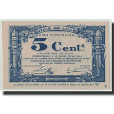 Banknote, Pirot:59-1630, 5 Centimes, 1917, France, AU(55-58), Lille