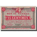 Banknote, Pirot:59-2049, 25 Centimes, Undated, France, UNC(63), Roubaix et