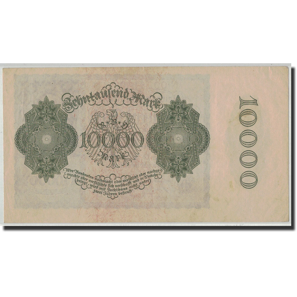 Banknote, Germany, 10,000 Mark, 1922, 1922-01-19, KM:72, UNC(60-62)