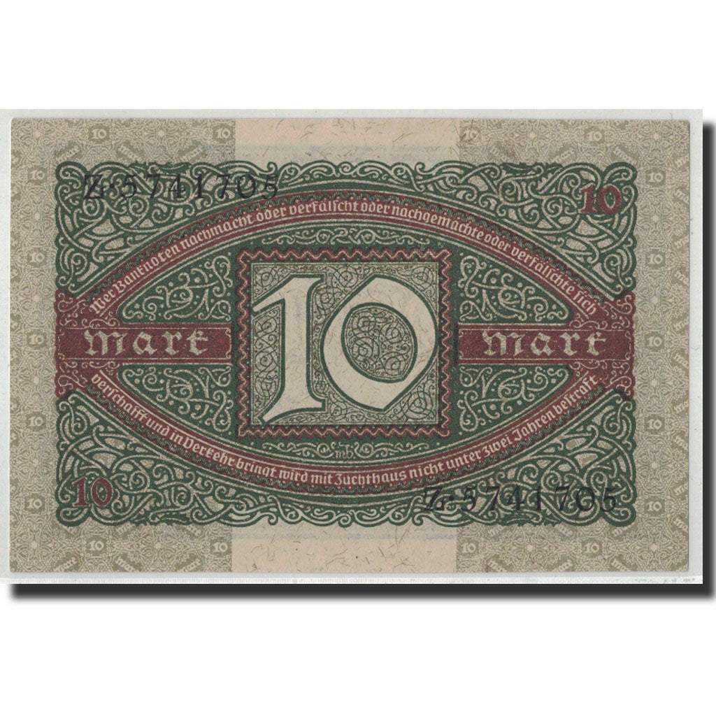 Banknote, Germany, 10 Mark, 1920, 1920-02-06, KM:67a, UNC(63)