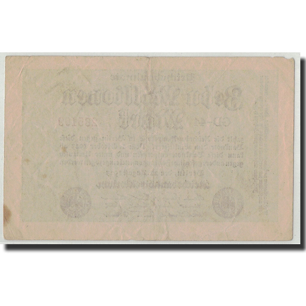 Banknote, Germany, 10 Millionen Mark, 1923, 1923-08-22, KM:106c, VF(30-35)