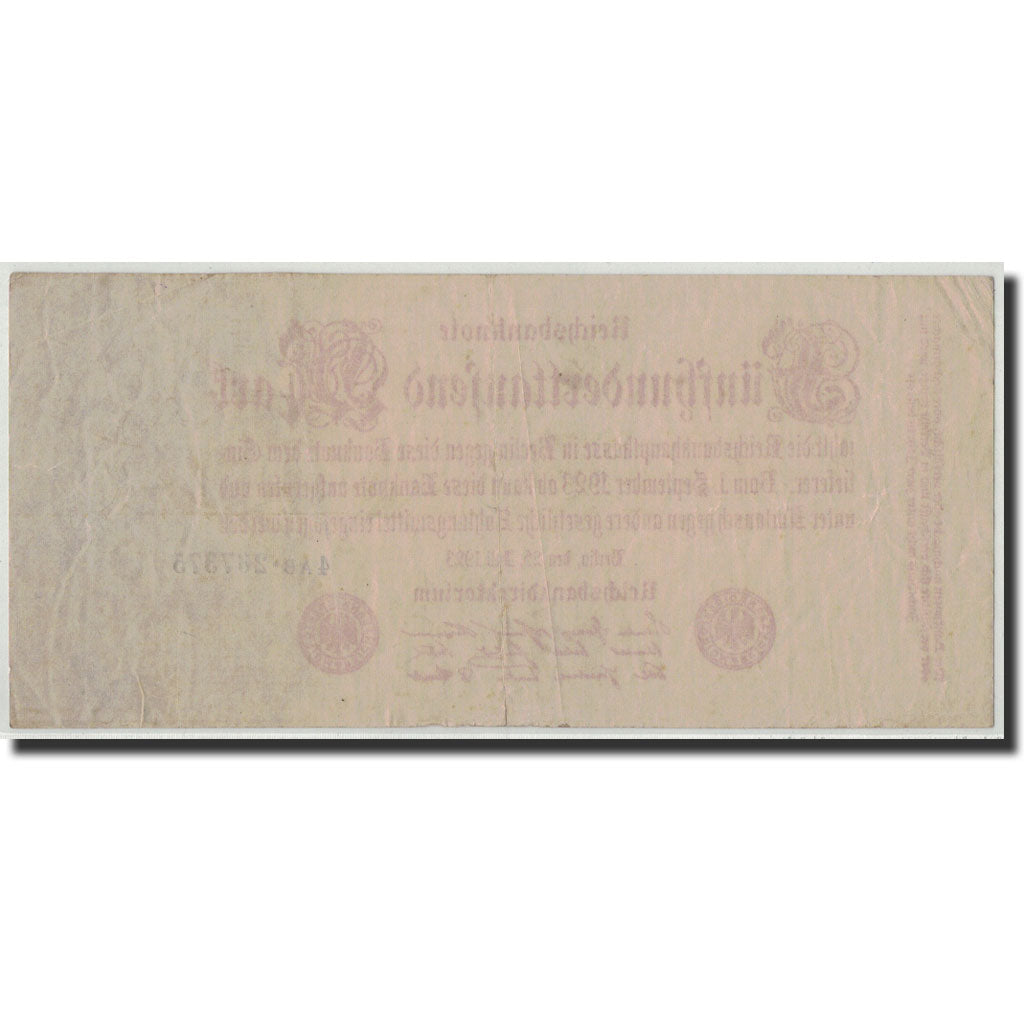 Biljet, Duitsland, 500,000 Mark, 1923, 1923-07-25, KM:92, TB