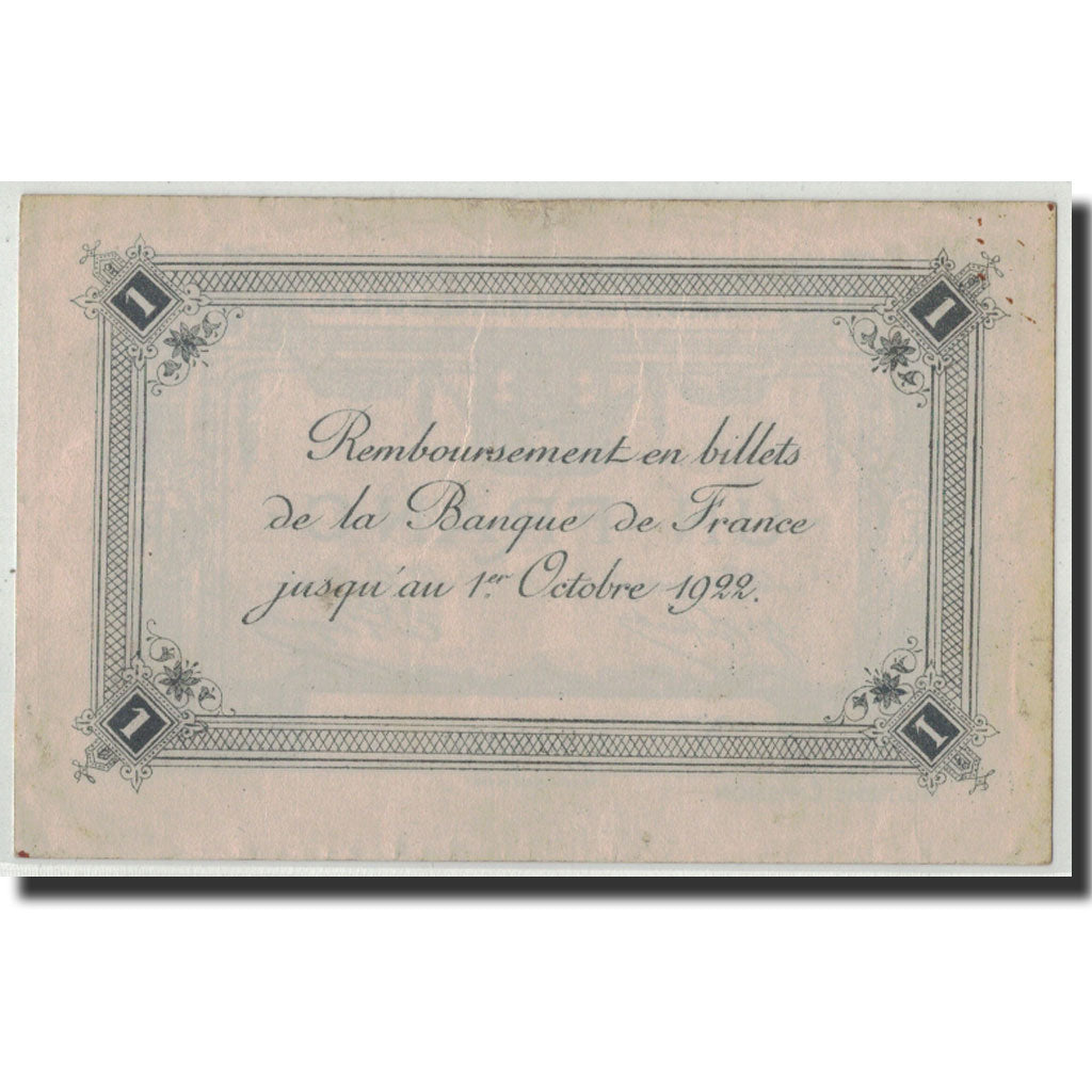 Banknote, Pirot:36.43, 1 Franc, France, EF(40-45), Calais