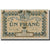 Banknot, Francja, Rennes et Saint-Malo, 1 Franc, 1915, EF(40-45), Pirot:105-3