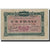 Banconote, Pirot:63-6, MB+, Grenoble, 1 Franc, 1916, Francia