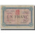 Banconote, Pirot:41-5, B, Sète, 1 Franc, 1915, Francia
