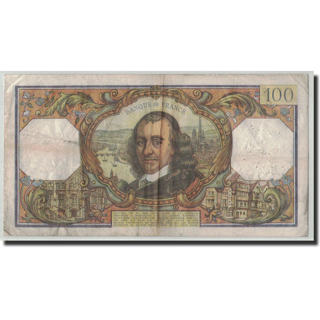 Banknote, France, 100 Francs, 1970, 1970-01-08, VF(20-25), Fayette:65.29
