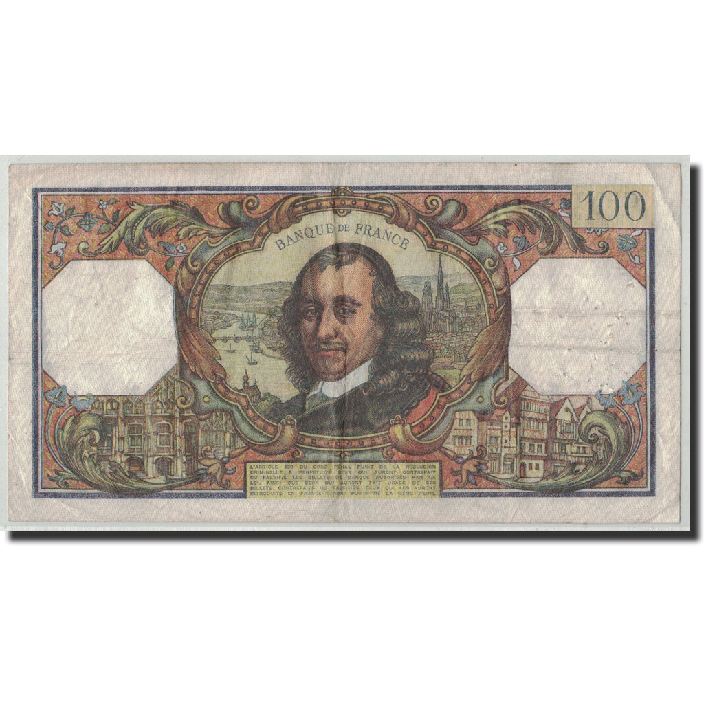 Banknote, France, 100 Francs, 1972, 1972-10-05, VF(20-25), Fayette:65.40