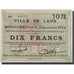 Biljet, Pirot:62-793, 10 Francs, 1914, Frankrijk, TTB, Lens