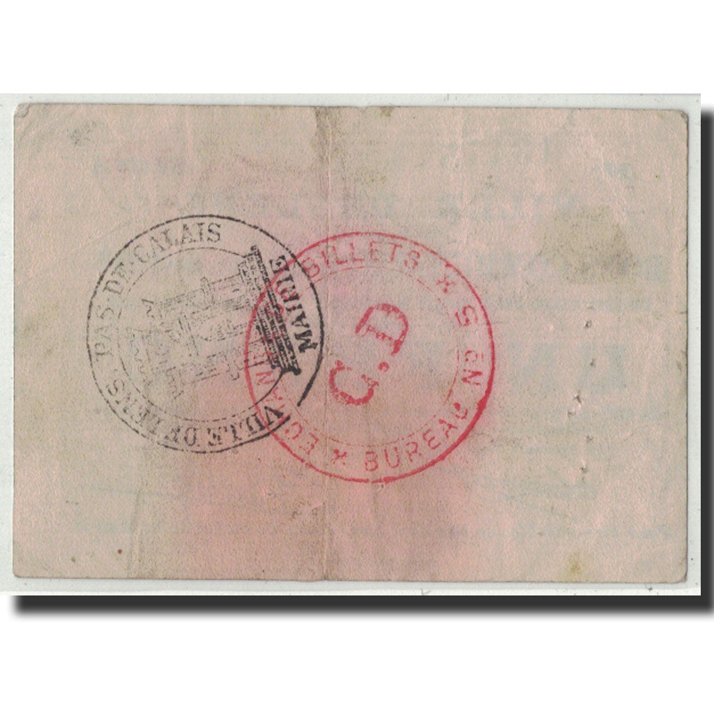 Geldschein, Frankreich, Lens, 1 Franc, 1914, S, Pirot:62-787