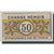 Banknot, Francja, Reims, 50 Centimes, 1914, EF(40-45), Pirot:51-44