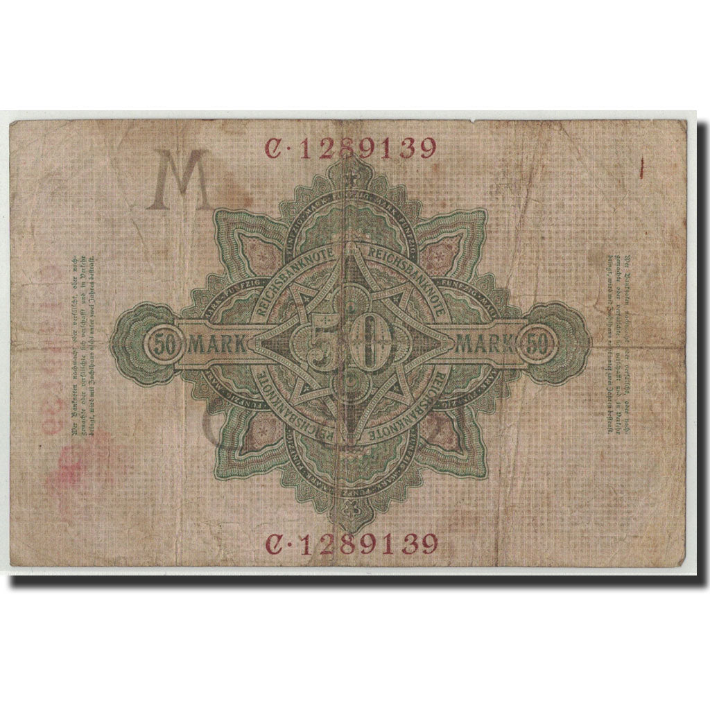 Biljet, Duitsland, 50 Mark, 1914, 1906-03-10, KM:26b, TB
