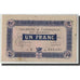Billete, 1 Franc, Pirot:87-3, 1915, Francia, MBC, Nancy
