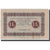 Billete, 1 Franc, Pirot:87-3, 1915, Francia, MBC, Nancy