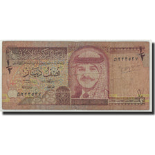 Billet, Jordan, 1/2 Dinar, 1992/AH1412, KM:23a, B