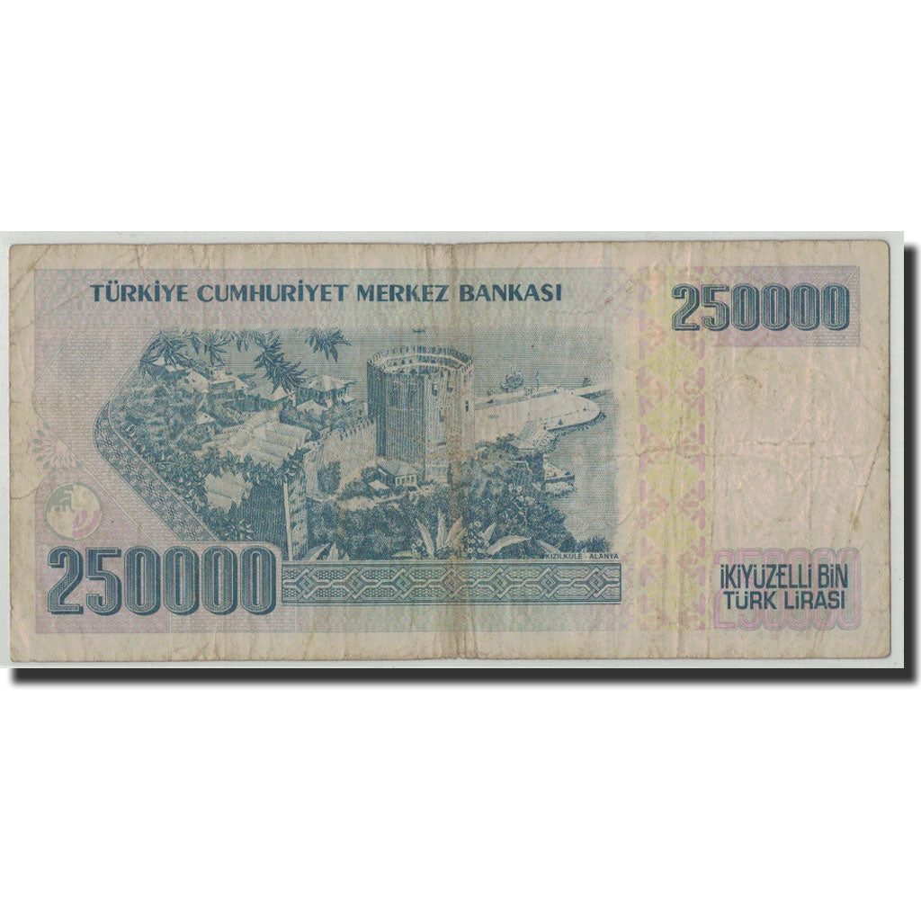 Billet, Turquie, 250,000 Lira, L.1970 (1998), 1970-01-14, KM:211, B
