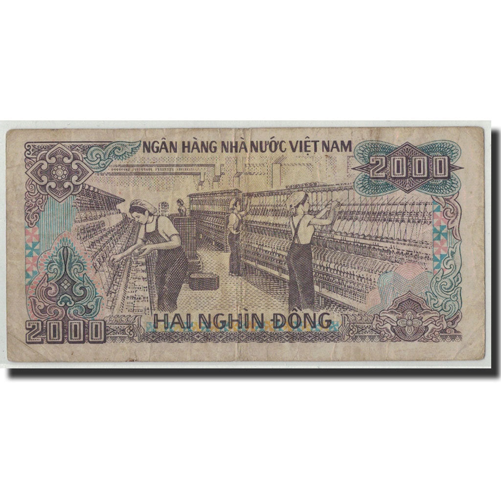 Billet, Viet Nam, 2000 D<ox>ng, 1988, KM:107b, B