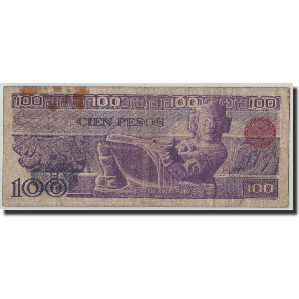 Banknote, Mexico, 100 Pesos, 1979, 1979-05-17, KM:68b, VG(8-10)