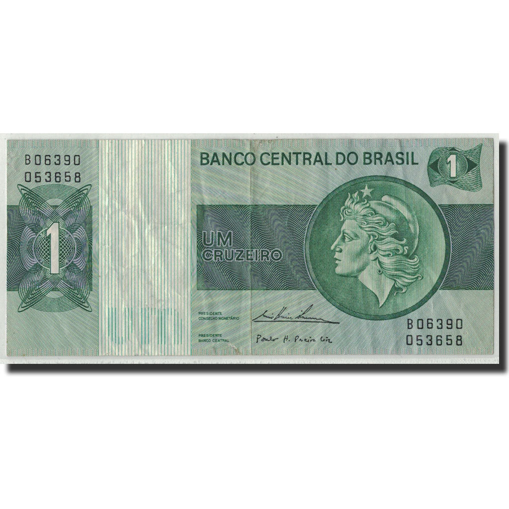 Billet, Brésil, 1 Cruzeiro, Undated (1975), KM:191Ab, TB+