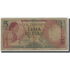 Banknote, Indonesia, 5 Rupiah, Undated (1958), KM:55, VG(8-10)