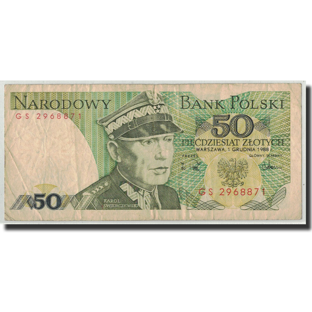 Banknote, Poland, 50 Zlotych, 1988, 1988-12-01, KM:142c, F(12-15)