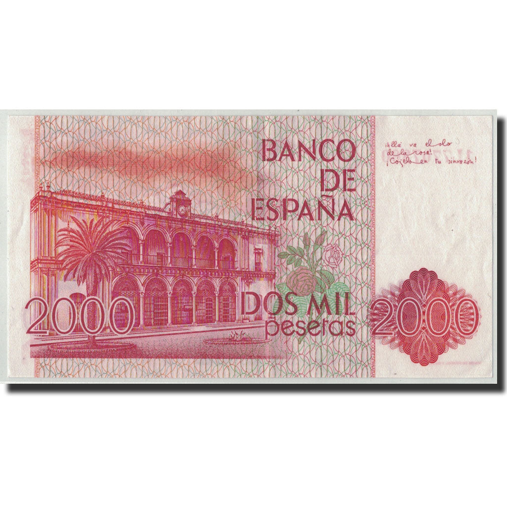 Biljet, Spanje, 2000 Pesetas, 1980, 1980-07-22, KM:159, SUP