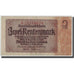 Banknote, Germany, 2 Rentenmark, 1937, 1937-01-30, KM:174b, VF(20-25)