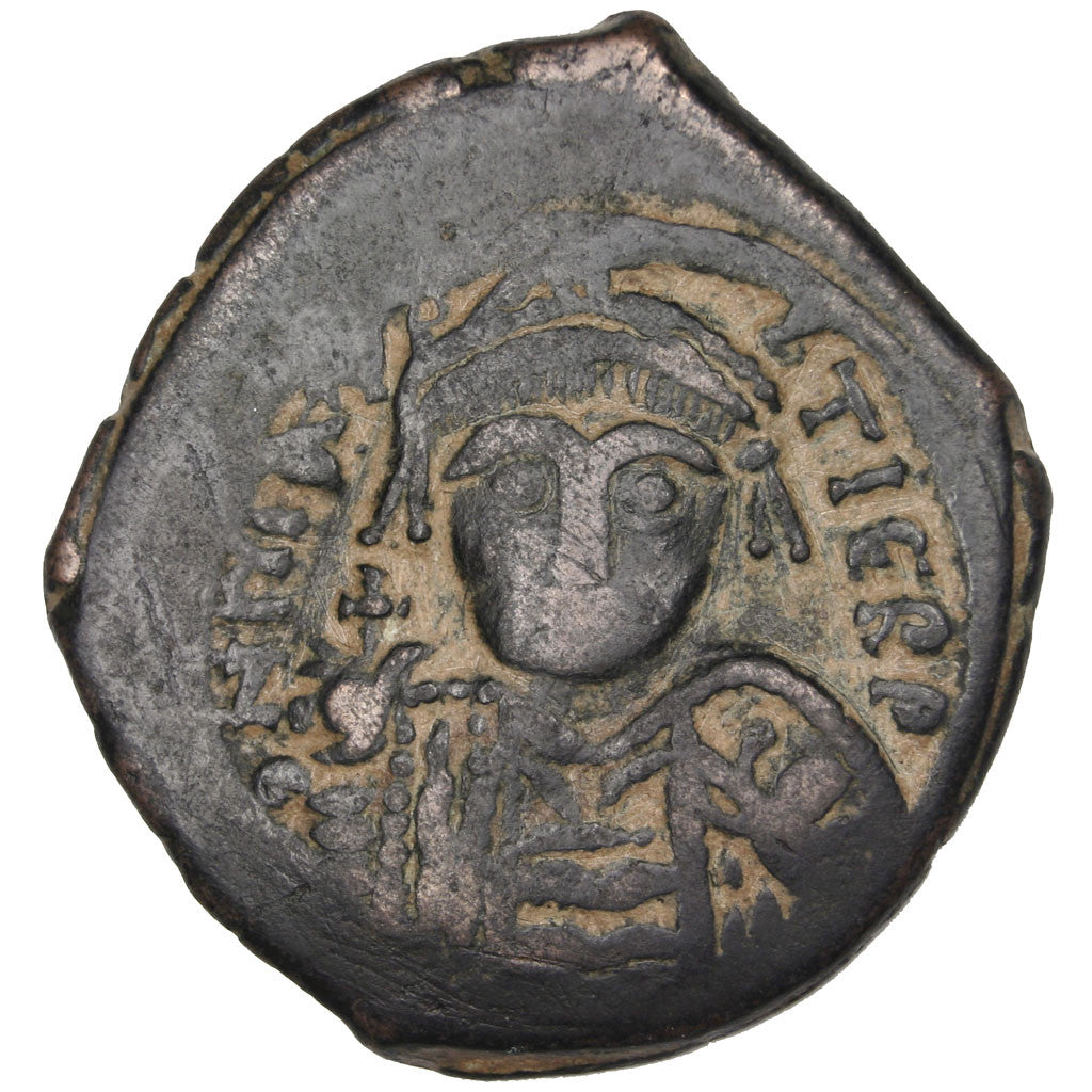 Münze, Maurice Tiberius, Follis, Nicomedia, SS, Kupfer, Sear:512