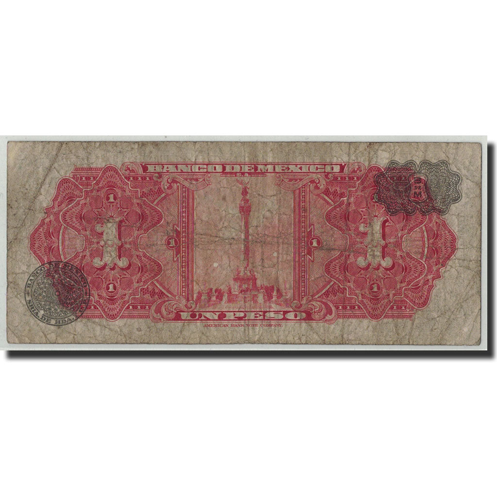 Banknote, Mexico, 1 Peso, 1967, 1967-05-10, KM:59j, VG(8-10)