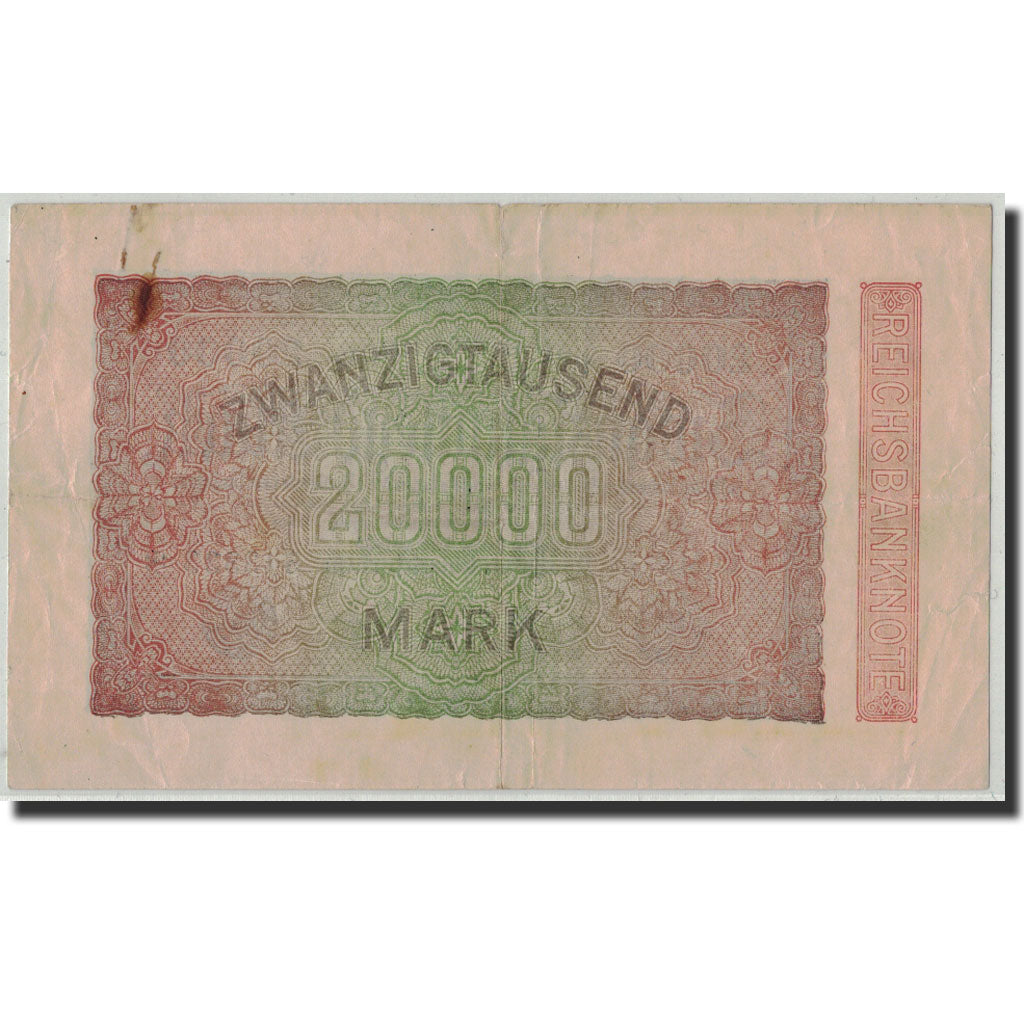 Banknote, Germany, 20,000 Mark, 1923, 1923-02-20, KM:85a, VF(20-25)