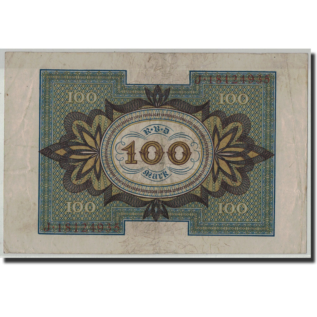 Banknote, Germany, 100 Mark, 1920, 1920-11-01, KM:69a, VF(20-25)