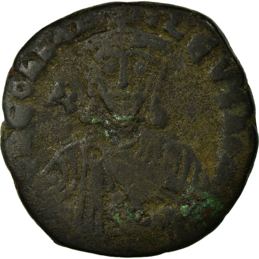 Coin, Leo VI the Wise 886-912, Follis, Constantinople, EF(40-45), Copper