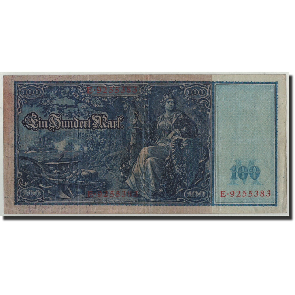 Geldschein, Deutschland, 100 Mark, 1910, 1910-04-21, KM:43, S