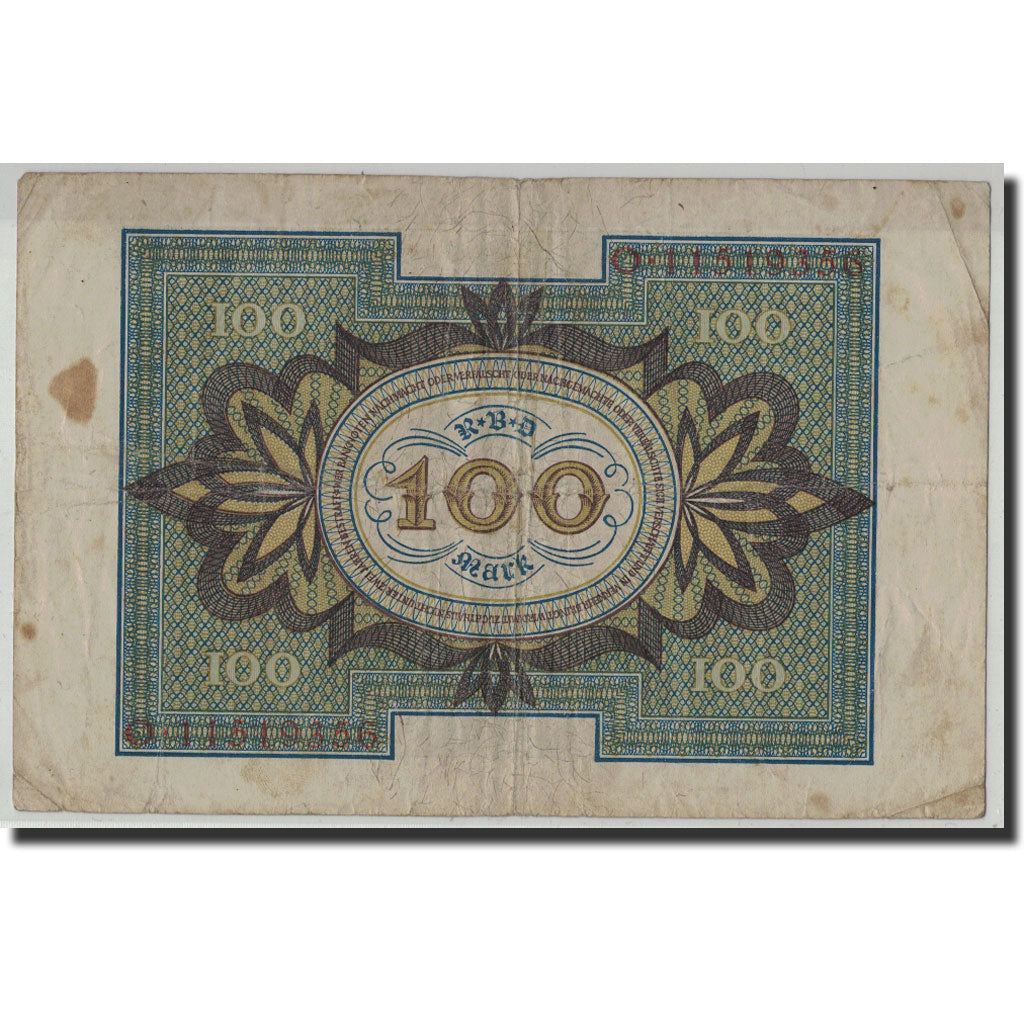 Billete, 100 Mark, 1920, Alemania, KM:69b, 1920-11-01, RC+