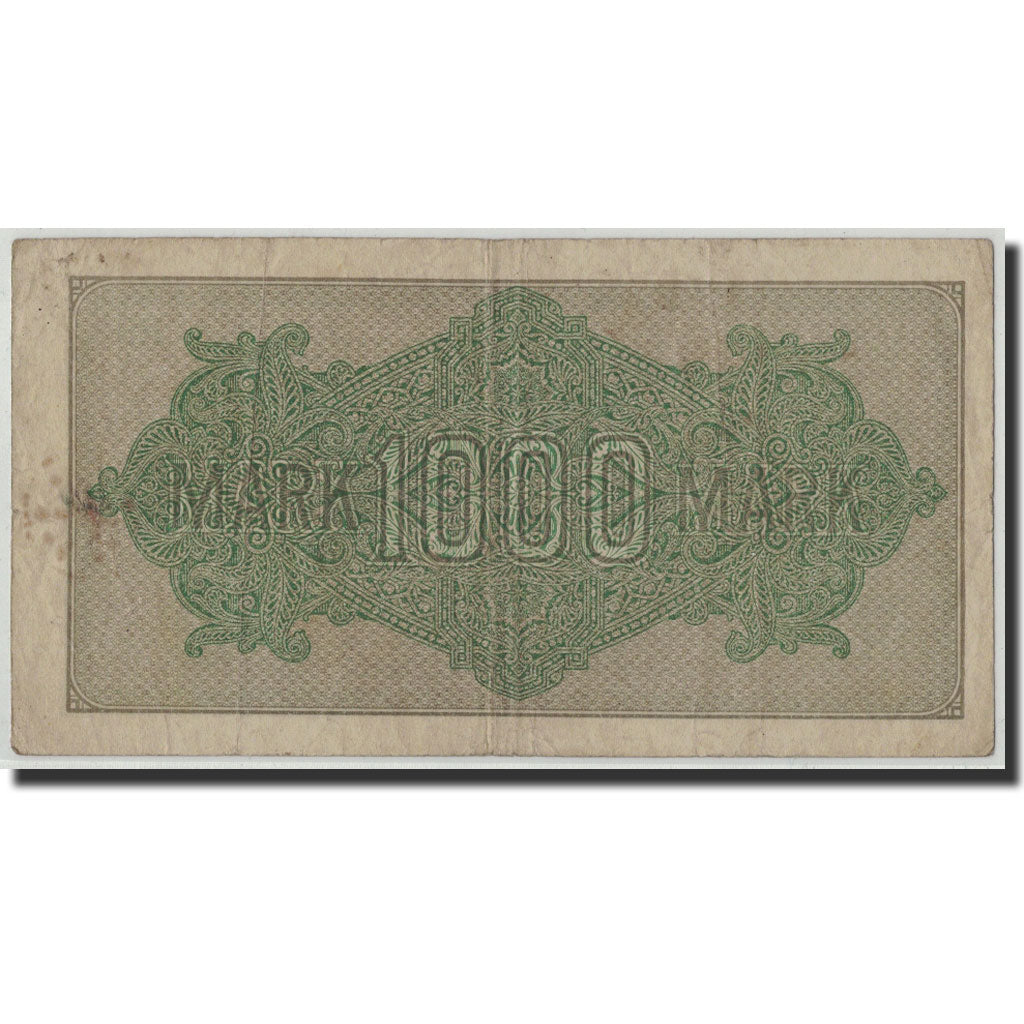 Banknot, Niemcy, 1000 Mark, 1922, 1922-09-15, KM:76d, VF(20-25)