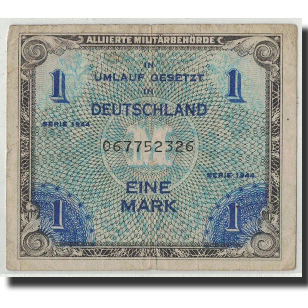 Banconote, Germania, 1 Mark, 1944, KM:192a, MB