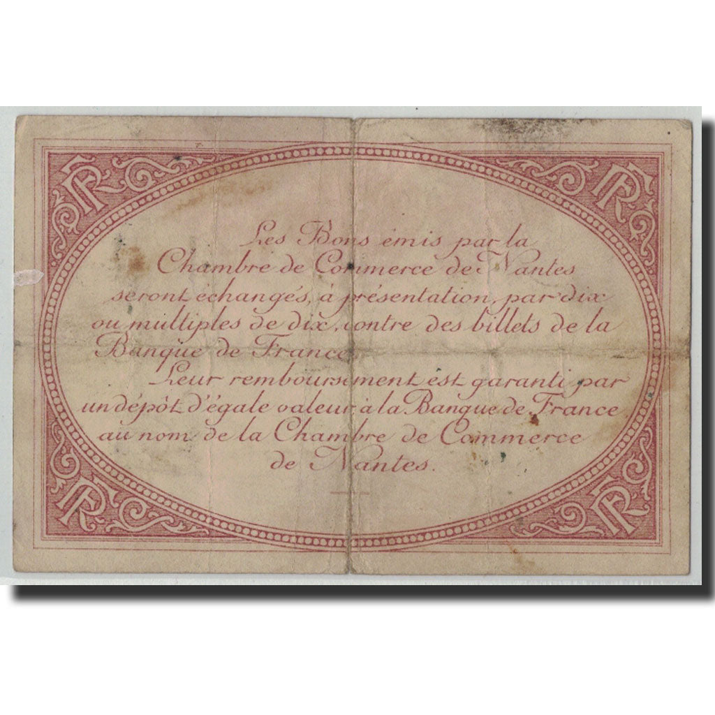 France, Nantes, 1 Franc, Undated, TB, Pirot:88-5
